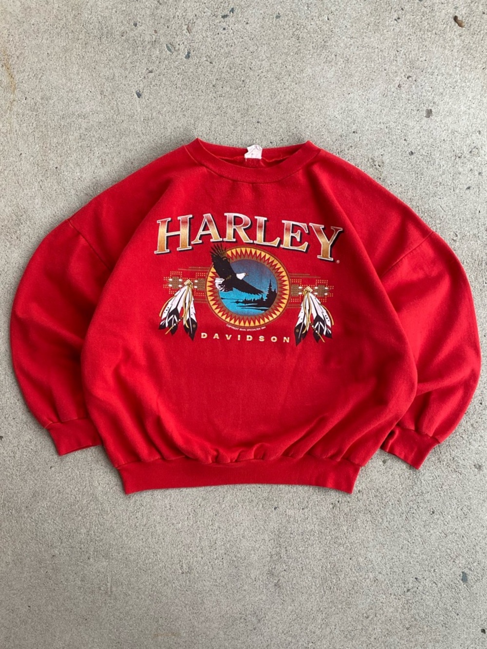 1994 Vintage Harley Davidson Biker Crewneck